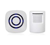 Ausla Sensor de Puerta y Ventana Inalámbrico con Timbre, 38 Tonos, Alcance 70 m, con Sensor PIR, para Hogar y Tienda