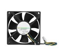 Ausla SHLF0812KHE-11 DC12V 0.41A 8CM 4Pin PWM Control de Temperatura Chasis Ventilador de Refrigeración Enfriador Escritorios Periféricos Máquinas de Juegos Alta Confiabilidad