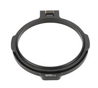 Ausla Soporte de Filtro de Lente, Anillo Adaptador de Lente de Interruptor Rápido de Aleación de Aluminio para Cámaras con Zoom Prime Gran Angular (77mm)