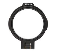 Ausla Soporte de Filtro de Lente, Anillo Adaptador de Lente de Interruptor Rápido de Aleación de Aluminio para Cámaras con Zoom Prime Gran Angular (58MM)