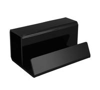 Ausla Soporte para Discos de Vinilo, Soporte de Pared Acrílico Retro para Discos de Vinilo, Estante de Exhibición para Reproductor de Álbumes, para Amantes de la Música, 15x9.5x7.3cm (BLACK)