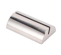 Ausla Soporte para Tarjetas de Nombre de Mesa de Acero Inoxidable, Soporte para Tarjetas de Lugar, para Números de Mesa para Bodas, Fiestas, Oficinas, Restaurantes, Clips de (SILVER)
