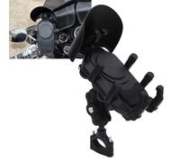 Ausla Soporte para Teléfono de Motocicleta Soporte para Teléfono para Bicicleta para para Manillar Carga Inalámbrica de 15 W USB Tipo C Carga Rápida con Parasol