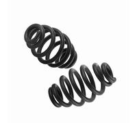 Ausla Spring Motorcycle Sentio de Asiento 1 par 3 "Marrios de Barril de Acero para Bobber Chopper con Opciones de Negro Cromado Dorado (Color Negro Mate)