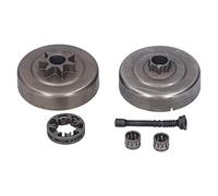 Ausla Sprocket de Rodamiento de Tambor de Embrague Conjunto de la Motos de Motosierra MS250 con Material Premium, Estructura Resistente, Extiende la Vida útil de la Máquina, Rendimiento Ideal para