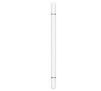 Ausla Stylus Lápices 2 en 1, 160mm Aleación de Aluminio (White) | Puntas dobles de disco y fibra, ScratchNib, cuerpo delgado de 9 mm, para tabletas con pantalla táctil