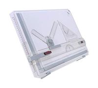 Ausla Tablero de Dibujo A3 Multifuncional, 51 x 36,5 cm, con Regla Transparente y Movimiento Paralelo, Ángulo Ajustable