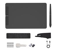 Ausla Tableta Gráfica, Bloc de Dibujo Digital Electromagnético con Presión 8192, Inclinación de 60 Grados, área Activa de 10 X 6 Pulgadas, 8 Teclas para Dibujar, Animación, Diseño, Estudiantes,