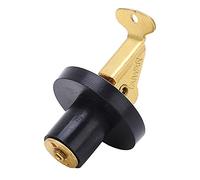 Ausla Tapón de Desagüe Marino, Tapón de Compresión de Latón de 19 Mm con Junta de Goma para Accesorios de Barcos y Yates (1/2 Pulgada (2974B))