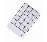 Ausla Teclado Numérico USB, Mini Teclado Portátil de 18 Teclas con Alcance de 10 M para Computadora Portátil Plug and Play Diseño Compacto Alimentado por Batería AAA 3,1 X 4,7 X 0,9 Pulgadas para