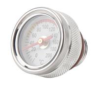 Ausla Temperatura del Aceite del Motor, Metal 0 a 392F, Medidor de Temperatura del Aceite M20x1.5 con Fácil Instalación para
