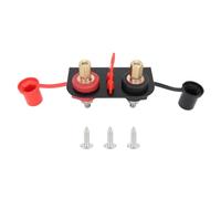 Ausla Terminal de Batería de Coche de 12V, Terminales de Batería Remota M10x2, Kit de Reubicación de Poste de para Camiones, UTV, ATV, RV, Tractor, Cortacésped