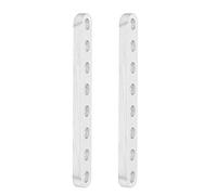 Ausla Viga Plana Robótica de Repuesto de Aluminio, 8 Orificios, 4 X 8 X 64 Mm, para Construcción de Estructuras Robóticas en Proyectos Educativos y Ensamblaje de Modelos de Ingeniería