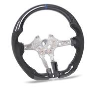 Ausla Volante de Fibra de Carbono Brillante Personalizado, Gamuza, Diseño M-tri Racing para F20 F22 F30 F32 M3 M4