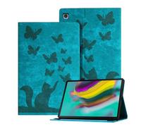 Auslbin en Relieve Samsung Tab S5e Funda 2019, Funda Retro para Tableta de Cuero PU para Samsung Galaxy Tab S5e (2019) 10.5" / T720, Verde
