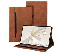 Auslbin Funda de Cuero PU para Honor Pad 9 12.1" 2023, Tableta de Poléter Adecuada para Honor Pad 9 /HEY2-W09, Estilo de Cuero Clásico, Marrón
