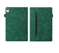 Auslbin Funda iPad Mini 6 (8.3 Pulgadas, 2021) de Cuero PU con Cartera de la Tableta Magnético Función del Soporte Compatible con iPad Mini 6 (A2567 A2568 A2569) - Verde