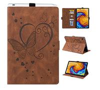 Auslbin Funda Lenovo Tab M10 FHD Plus 2ª Generación,Funda de Cuero PU con Función Auto-Reposo/Activación,Funda Compatible Lenovo Tab M10 FHD Plus 10.3 Pulgadas TB-X606X/X606F,Marrón