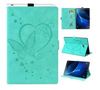 Auslbin Funda para Galaxy Tab A6 10.1 2016,Funda de Cuero PU con Función Auto-Reposo/Activación,Funda Compatible Samsung Galaxy Tab A6 10.1 Pulgadas SM-T580/SM-T585,Verde