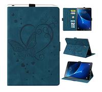 Auslbin Funda para Galaxy Tab A6 10.1 2016,Funda de Cuero PU con Función Auto-Reposo/Activación,Funda Compatible Samsung Galaxy Tab A6 10.1 Pulgadas SM-T580/SM-T585,Azul