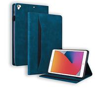 Auslbin Funda para iPad Air/iPad Air 2/iPad 9.7 Pulgadas 2018/2017(6ª/5ª Generación),Estuche de Tableta de con Soporte para lápiz/Función Auto Sueño Estela/Función de Soporte,Azul