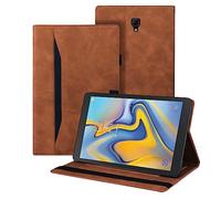 Auslbin Funda para Samsung Galaxy Tab A 10.5 Pulgadas (SM-T590/SM-T595) 2018 Protección de Esquina Carcasa de Cuero Sintético con Función de Soporte (Marrón)