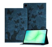 Auslbin Funda para Samsung Galaxy Tab A11+/A11 Plus 11 Pulgadas 2025 SM-X230 SM-X235 SM-X236B Carcasa Ultra Slim PU Folio Soporte Protectora Tableta Visualización Multiángulo con Soporte Pencil Azul