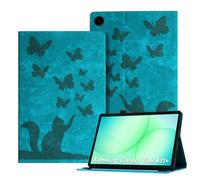 Auslbin Funda para Samsung Galaxy Tab A11+/A11 Plus 11 Pulgadas 2025 SM-X230 SM-X235 SM-X236B Carcasa Ultra Slim PU Folio Soporte Protectora Tableta Visualización Multiángulo con Soporte Pencil Verde