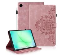Auslbin Funda para Samsung Galaxy Tab A11+/A11 Plus 11 Pulgadas 2025 SM-X230 SM-X235 SM-X236B PU Protectora Tableta Carcasa Cover con Función de Soporte Visualización Multiángulo Rosa