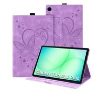 Auslbin Funda para Samsung Galaxy Tab A11+/A11 Plus 11 Pulgadas 2025 SM-X230 SM-X235 SM-X236B Ultra Slim PU Protectora Tableta Carcasa Cover con Función Atril con Soporte Pencil Púrpura