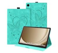 Auslbin Funda para Samsung Galaxy Tab A11+/A11 Plus 11 Pulgadas 2025 SM-X230 SM-X235 SM-X236B Ultra Slim PU Protectora Tableta Carcasa Cover con Función Atril con Soporte Pencil Verde