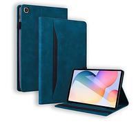 Auslbin Funda para Samsung Galaxy Tab S6 Lite 10.4 Pulgadas SM-P610/P615 2020,Estuche de Tableta de con Soporte para lápiz/Función Auto Sueño Estela/Función de Soporte,Azul