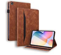 Auslbin Funda para Samsung Galaxy Tab S6 Lite 10.4 Pulgadas SM-P610/P615 2020,Estuche de Tableta de con Soporte para lápiz/Función Auto Sueño Estela/Función de Soporte,Marrón