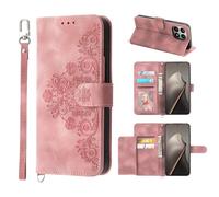Auslbin Funda para Xiaomi 15T 2025 [Función de Soporte] Suave PU Cuero Carcasa con Flip Case Cover para Xiaomi 15T Caso [5 Ranura para Tarjeta y Magnético] Rosa
