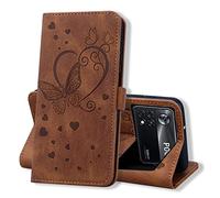 Auslbin Funda para Xiaomi Poco X4 Pro 5G 6.67 Pulgadas Piel PU Soporte Plegable Ranuras Cartera con Tapa Tarjetas Magnético Cuero Flip Case Carcasas para Xiaomi Poco X4 Pro 5G,Marrón
