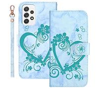 Auslbin Funda Samsung Galaxy A52/A52 5G/A52S 5G Soporte Plegable Flip Case de Ranuras Tarjetas Magnético Protector PU Cuero con Tapa Carcasa para Samsung Galaxy A52/A52 5G/A52S 5G (Verde)