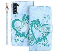 Auslbin Funda Samsung Galaxy S21 FE 5G 6.4 Pulgadas Soporte Plegable Flip Case de Ranuras Tarjetas Magnético Protector PU Cuero con Tapa Carcasa para Samsung Galaxy S21 FE 5G (Verde)