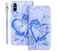 Auslbin Funda Xiaomi Redmi 9A / 9AT / 9i 6.53 Pulgadas Soporte Plegable Flip Case de Ranuras Tarjetas Magnético Protector PU Cuero con Tapa Carcasa para Xiaomi Redmi 9A / 9AT / 9i(Azul)
