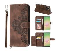 Auslbin para Samsung Galaxy A57 5G Funda de Piel sintética Premium [Ranuras para Tarjetas] [Soporte] [Imán] [Cartera] Funda Protectora a Prueba de Golpes para Samsung Galaxy A57 marrón