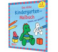 Ausmalbilder für Kita-Kinder: Das dicke Kindergarten-Malbuch: Komm, wir spielen!