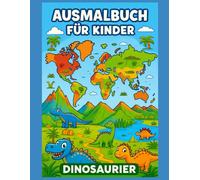 Ausmalbuch für Kinder: Dinosaurier