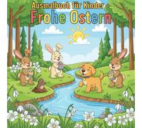 Ausmalbuch für Kinder - Frohe Ostern