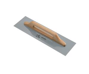 AUSONA - 42076 LLANA PARA ESTUCO CON HOJA DE ACERO DE 48X12 FIJADA CON REMACHES AL MANGO DE MADERA