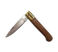 AUSONIA - 23026 NAVAJA DE BOLSILLO MODELO CALABRESA 19,5 CM CON HOJA DE ACERO INOXIDABLE 8,5 CM Y MANGO DE MADERA