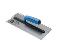 AUSONIA - 42616 LLANA PARA COLA DE 36X12 CON DENTADO 10X10 CON MANGO DE GOMA BIMATERIAL Y HOJA DE ACERO