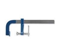 AUSONIA - 47644 TORNITO DE APRIETE TORNILLO DE BANCO SARGENTO DE CARPINTERO DE 50 CM SECCIÓN DE 35 X 7 CON VARA DE ACERO AL SILICIO MANGANESO, TORNILLO DE ACCIONAMIENTO GALVANIZADO Y PLACA INCLINABLE