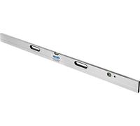 AUSONIA - 87492 NIVEL DE BURBUJA VARA MIRA PROFESIONAL DE ALUMINIO CON BURBUJAS DE 200 CM CON PERFIL DE TUBO DE ALUMINIO