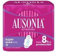 Compresas Super con Alas Ausonia (12 uds)