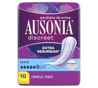 Ausonia Discreet Extra Plus Compresa Pérdidas Orina Mujer 10 uds