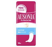 Ausonia Classic Normal Compresas sin alas, 16 Unidades, compresas (Paquete de 6)